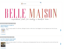 Tablet Screenshot of bellemaison23.com